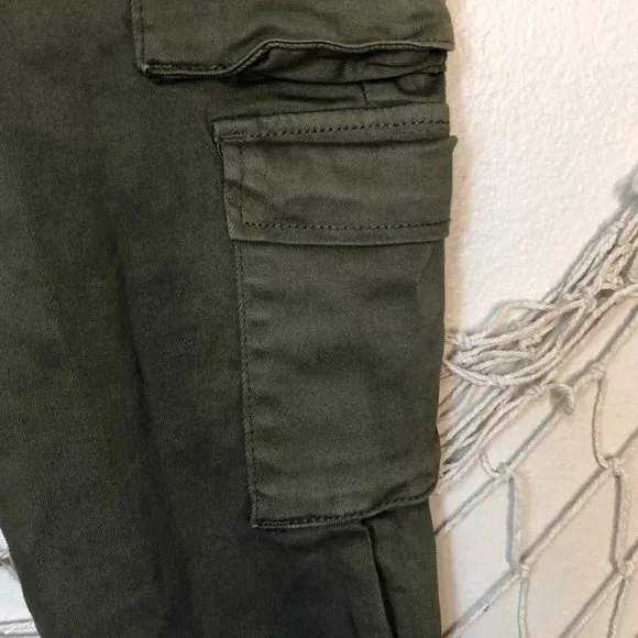 Fashion Nova Olive Green Cargo Ankle Pants - Picture 6 of 14